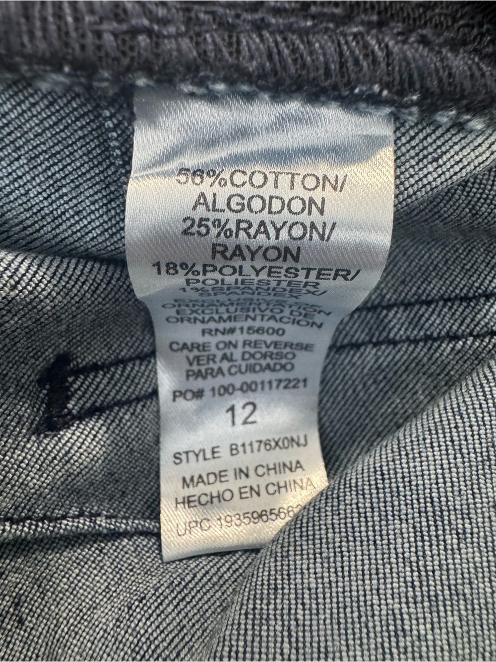 Democracy Dark Blue Distressed Ankle Jeans - Picture 8 of 8